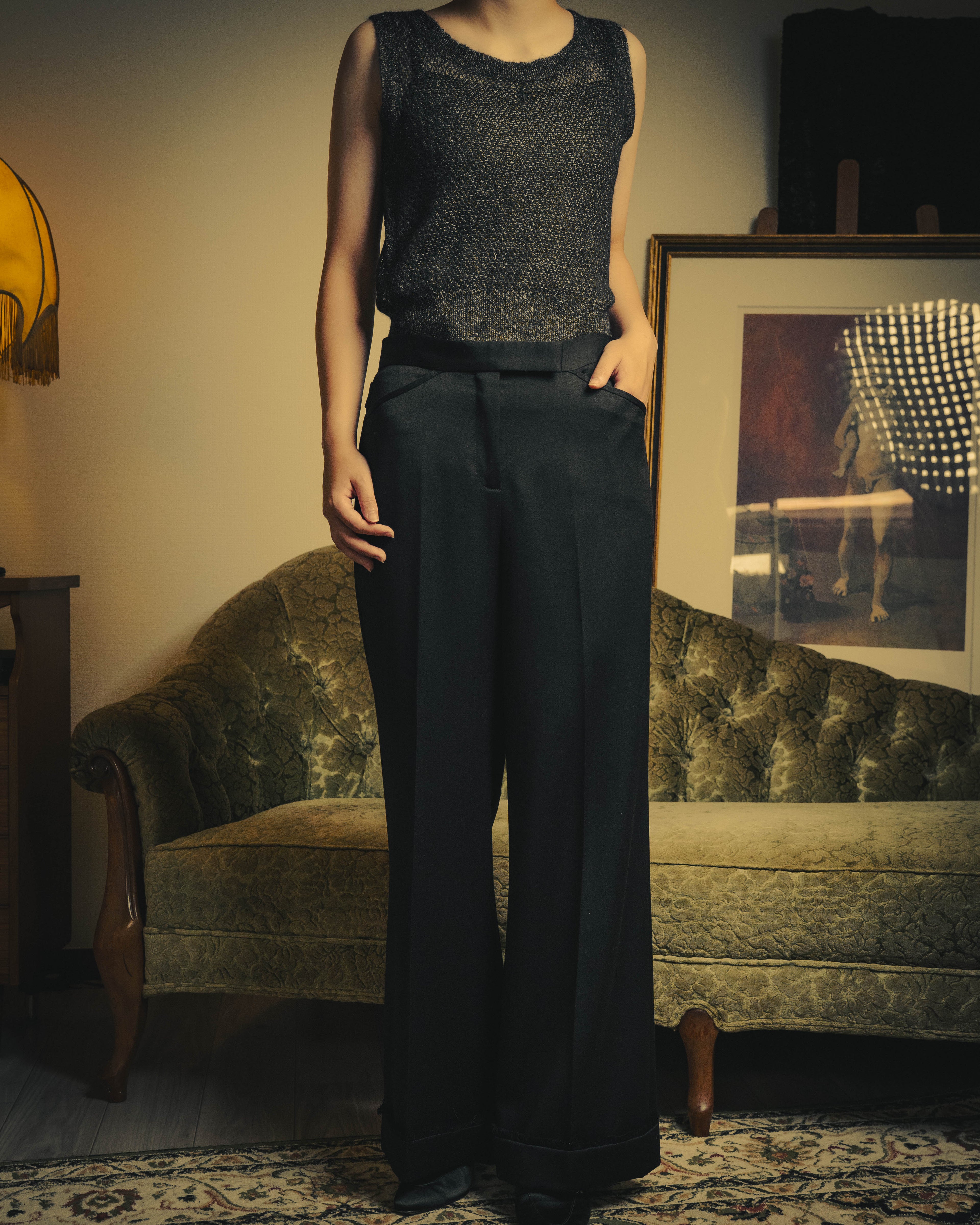 -SPECIAL- “Christian Dior” 2017-2023 Textured sheer knit ensemble