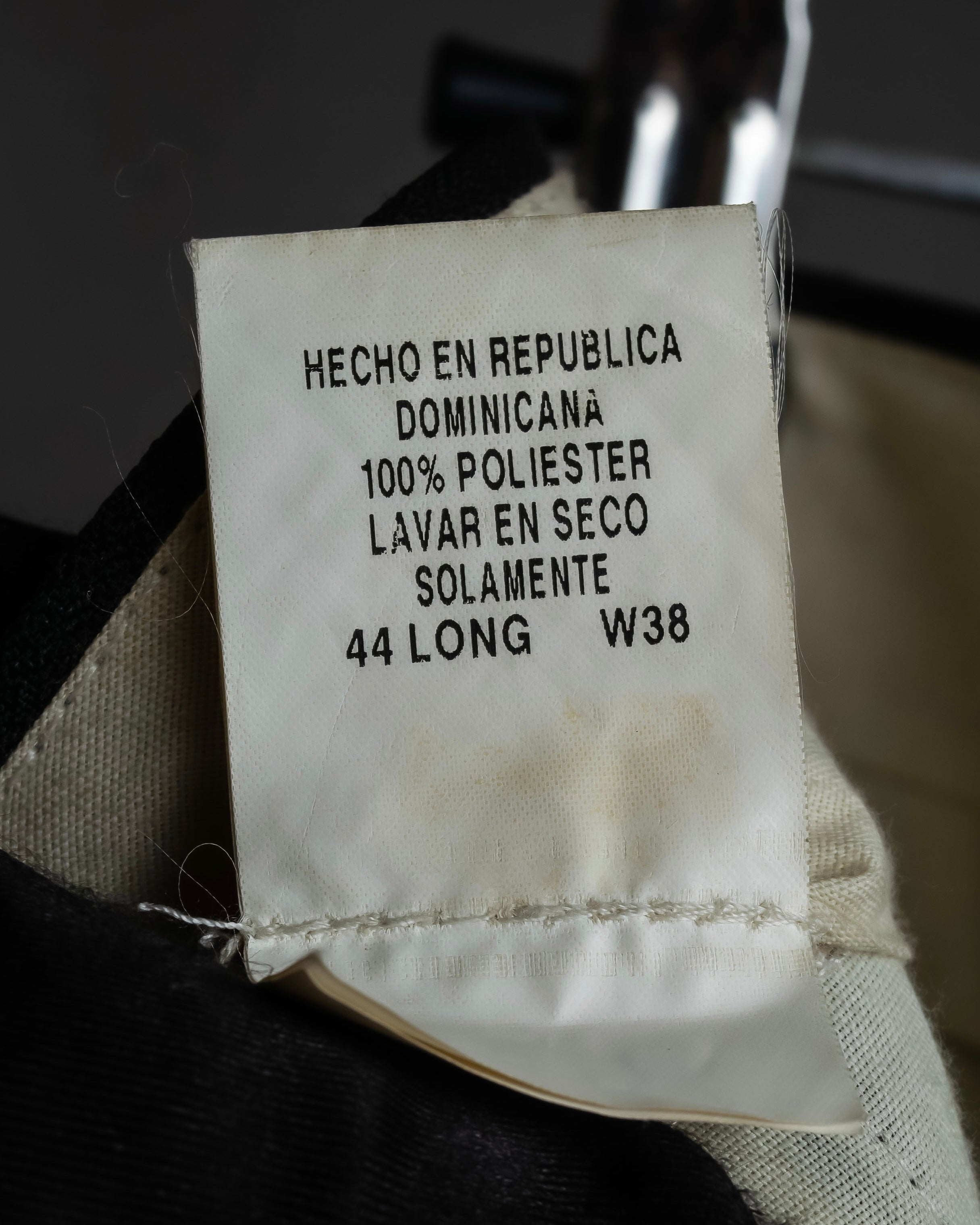 "Vintage subtle gloss striped wide slacks"