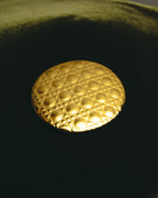 "Christian Dior" Gold cannage compact mirror