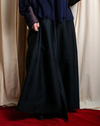 "WE11DONE" Flare silhouette super maxi skirt