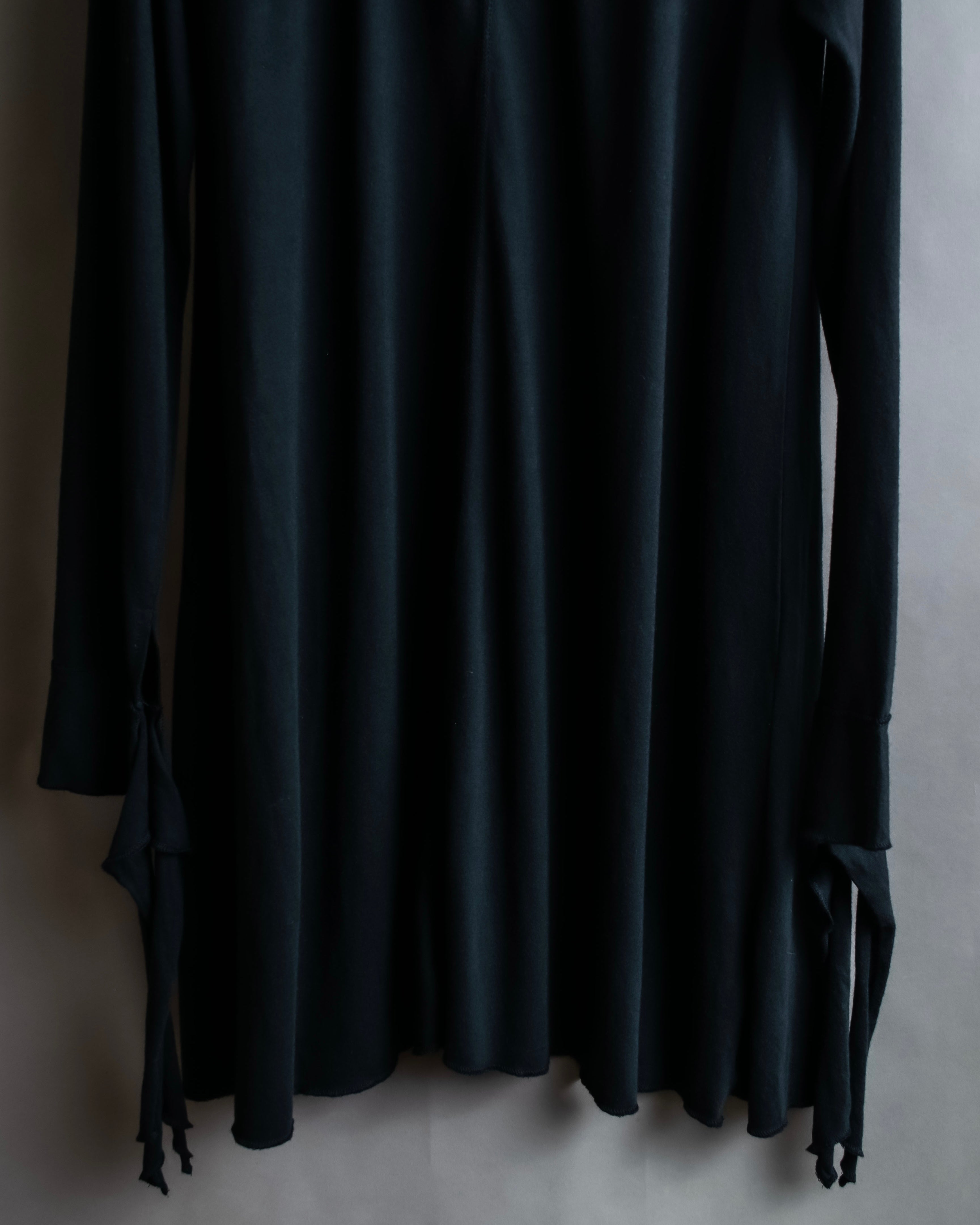 "JUNIOR GAULTIER" Sheer layered tie detail dress