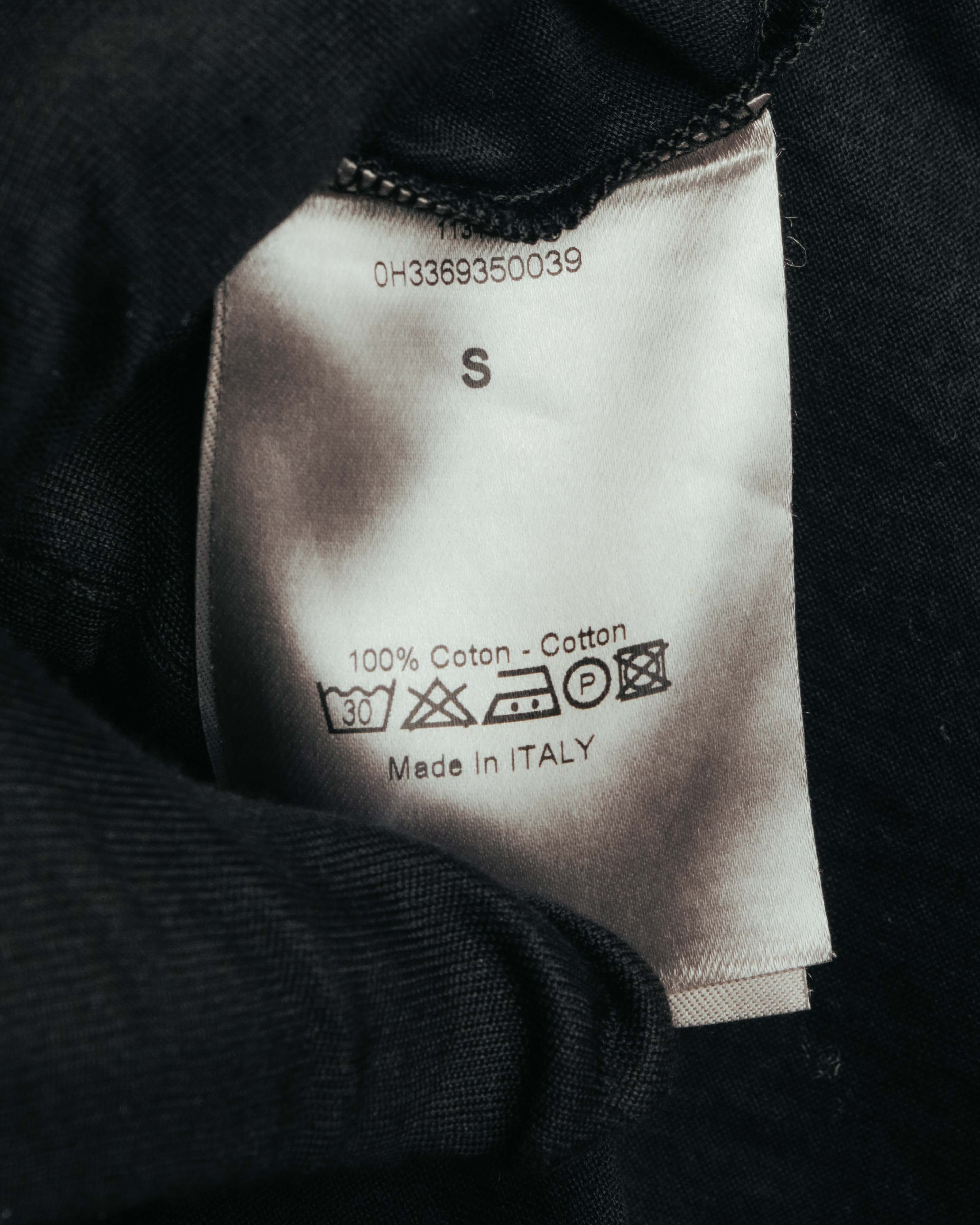 "Dior" 00's Vintage minimalist full-zip jersey hooded sweatshirt