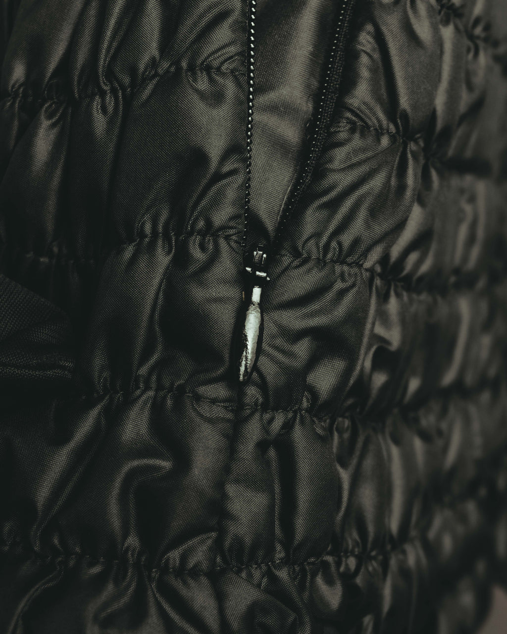 "ARMANI COLLEZIONI" 00's-10's Sculptural ruched zip-up jacket