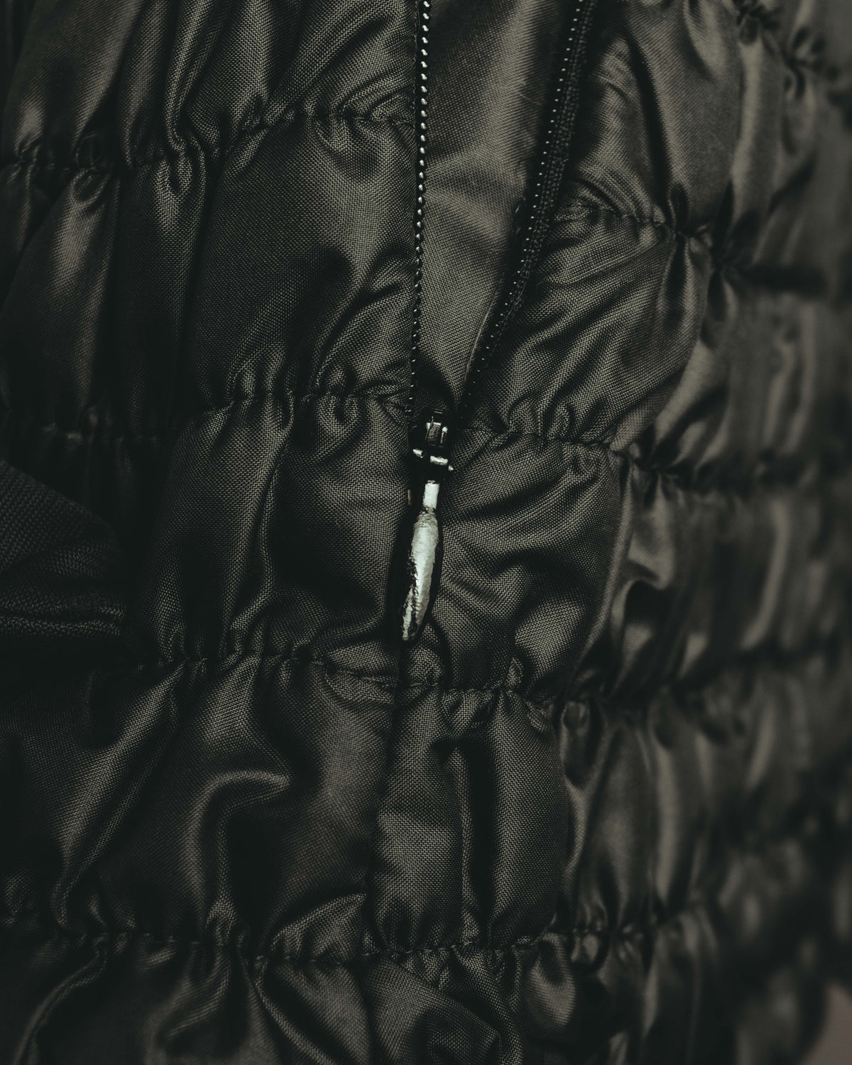"ARMANI COLLEZIONI" 00's-10's Sculptural ruched zip-up jacket