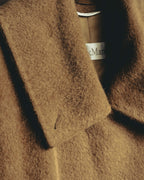 -SPECIAL- “Max Mara” 90’s-00’s Angora blend belted wrap coat