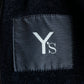 "Y's" Double breasted waist shaped velour tailored coat