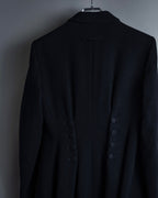 -SPECIAL- "JEAN PAUL GAULTIER"
 90's-00's Waist shape A-line silhouette black color super long coat