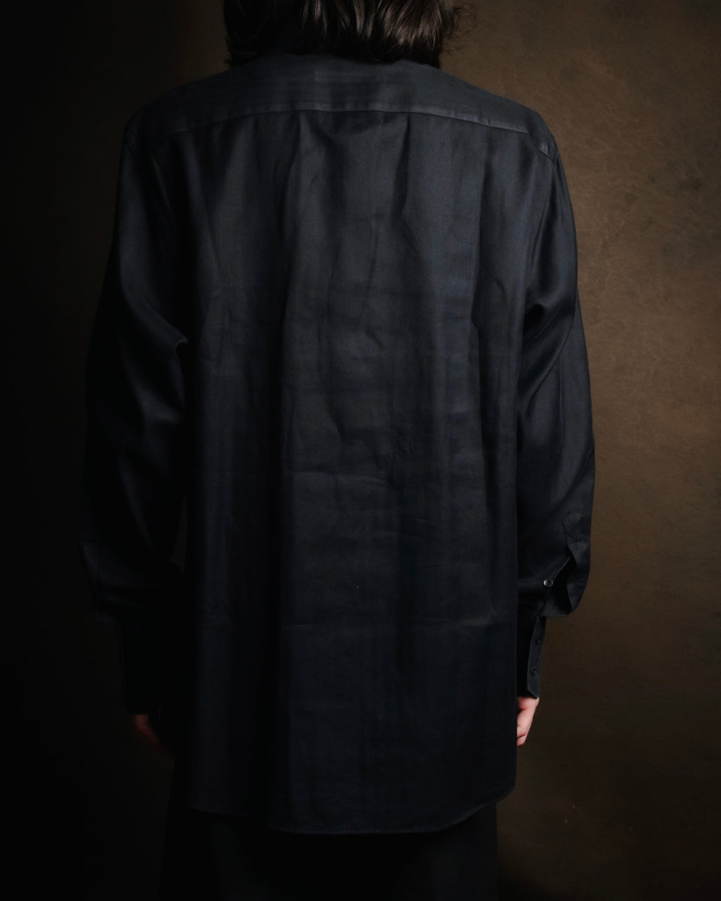 "GUCCI" 2008-2010 Herringbone wide collar dress shirt