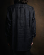 "GUCCI" 2008-2010 Herringbone wide collar dress shirt