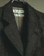 “COMME des GARÇONS SHIRT” 2000's- layered pocket print tailored jacket