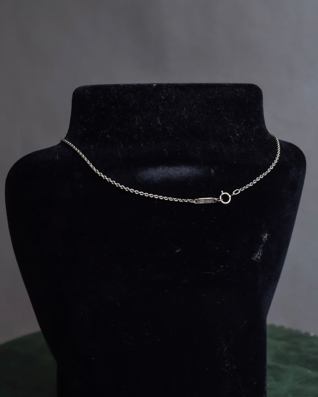 "Tiffany&Co" Roman numeral atlas cube silver necklace