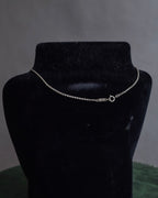 "Tiffany&Co" Roman numeral atlas cube silver necklace