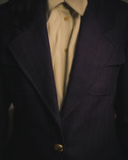 –SPECIAL– “GUCCI” 80’s-90’s Sculptural tailored blazer with gold buttons