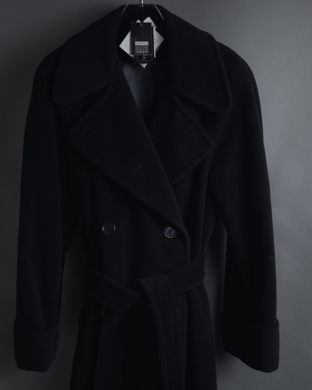 “SOPRANI DONNA” Tailored double-breasted long coat