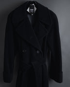 “SOPRANI DONNA” Tailored double-breasted long coat
