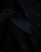 "Y's" 94AW sharp lapel cut design double-breasted jacket