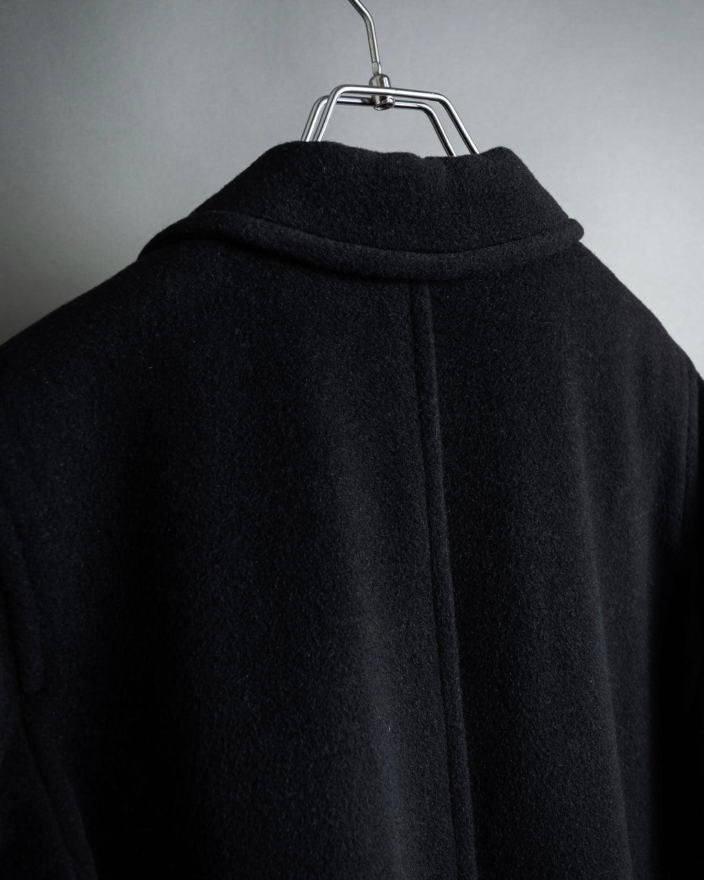 "Max Mara" Silver tag straight line shaped chester coat