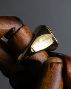 "GUCCI" Coat of arms engraved design ring