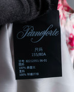 "Max Mara" Watercolor floral pattern sleeveless long dress