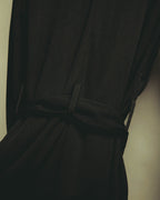 -SPECIAL- “HERMÈS” 00’s Jean Paul Gaultier era belted four-zip long cardigan