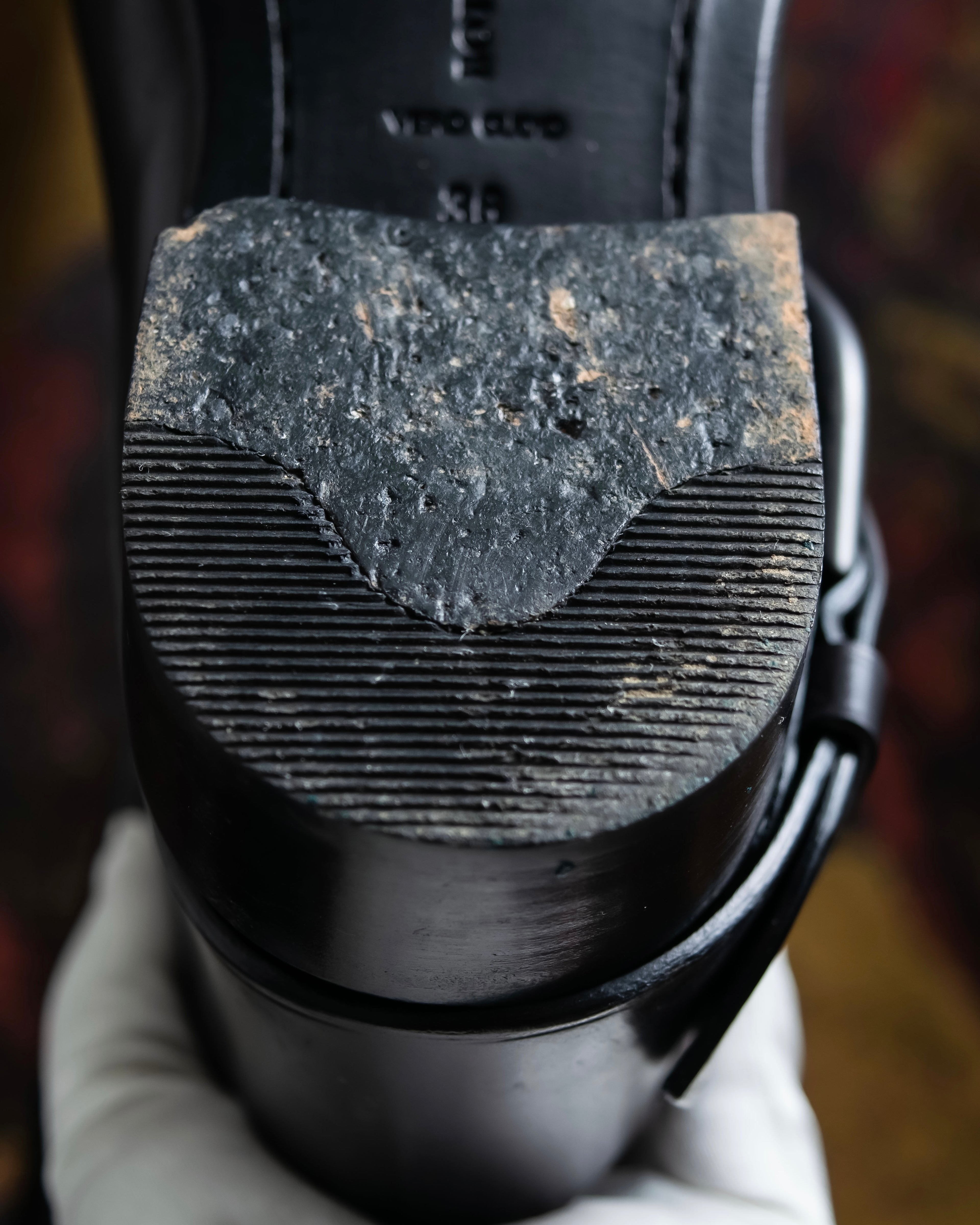 "BOTTEGA VENETA" Belt design square toe knee high long boots