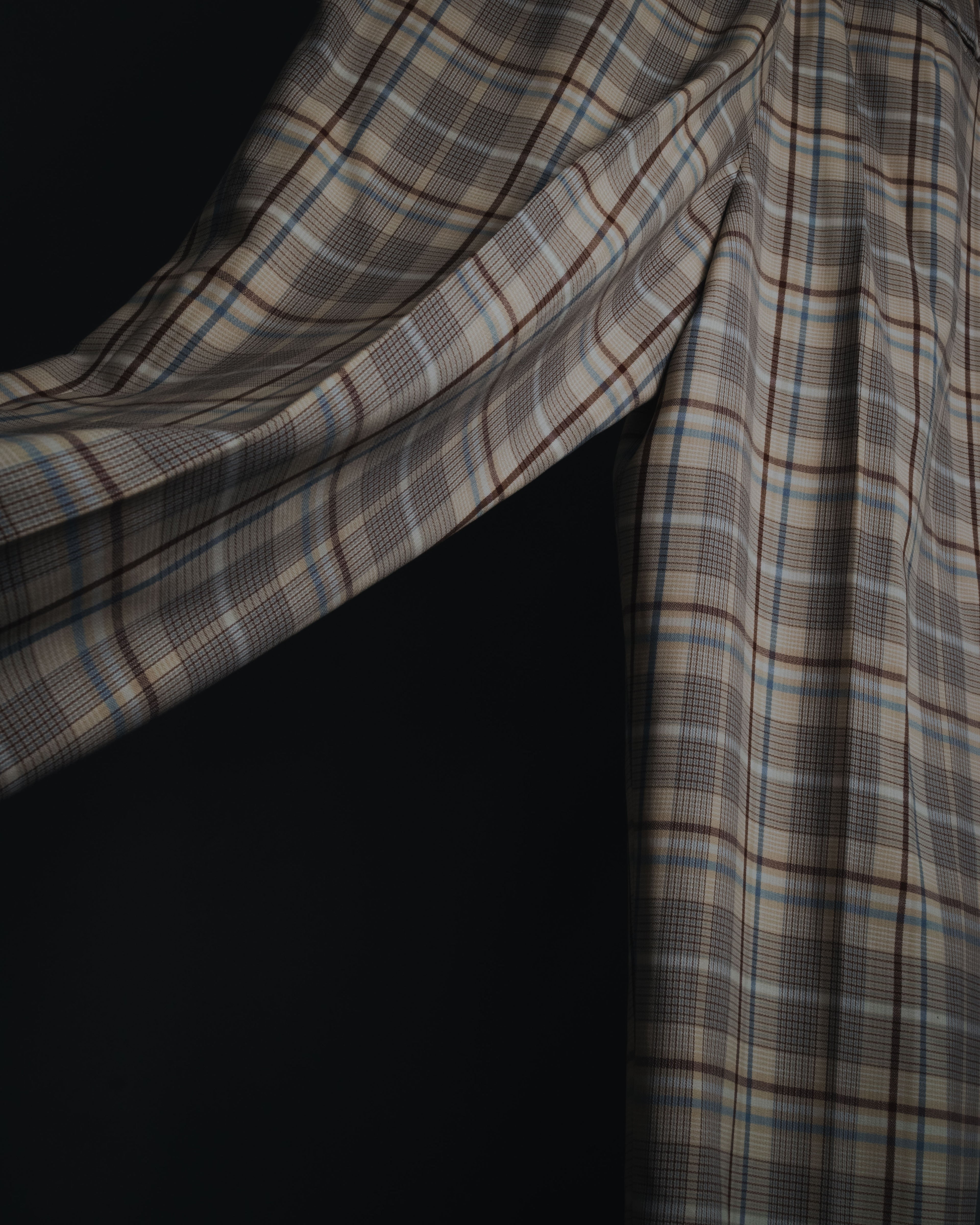 "Christian Dior SPORTS" 90’s checked pleated wide trousers