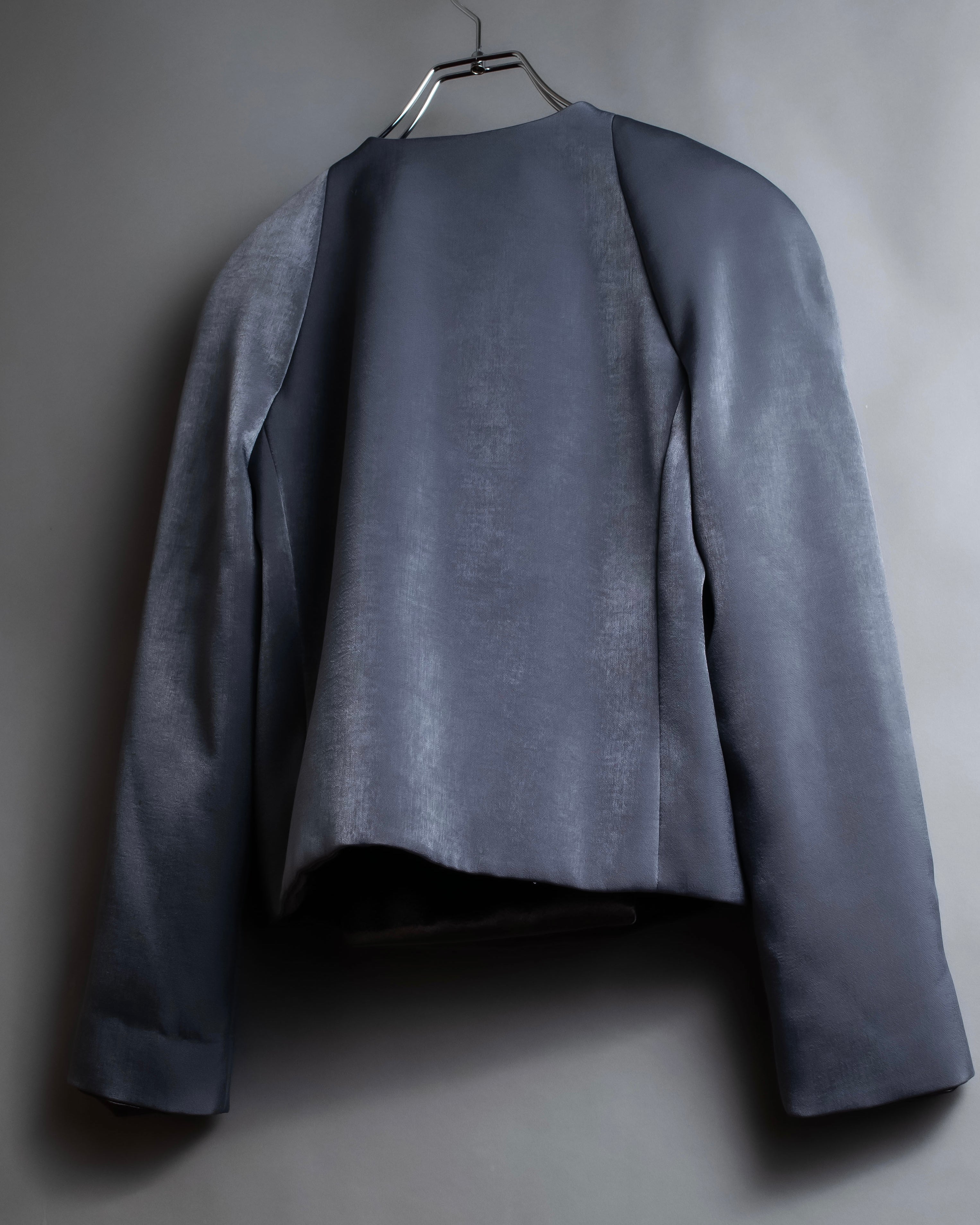 "GIORGIO ARMANI" Double breasted 2way collar design short jacket