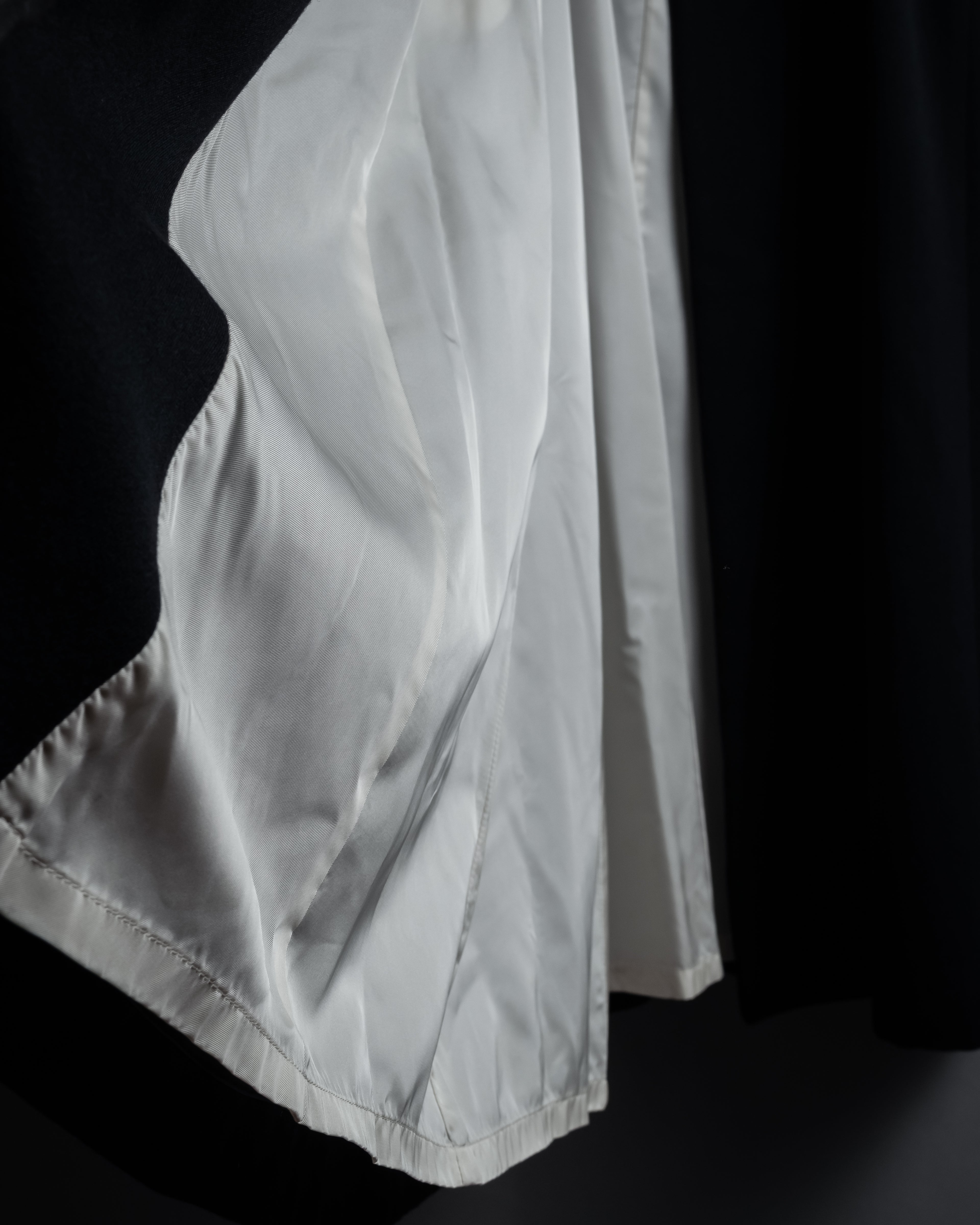 “KEITA MARUYAMA” Floral appliqué one-button chelsea coat