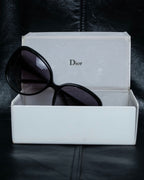 “Dior” Butterfly flame curved surface sunglasses