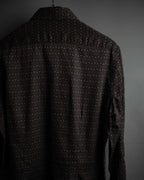 "GUCCI" Horsebit pattern shaped shirt