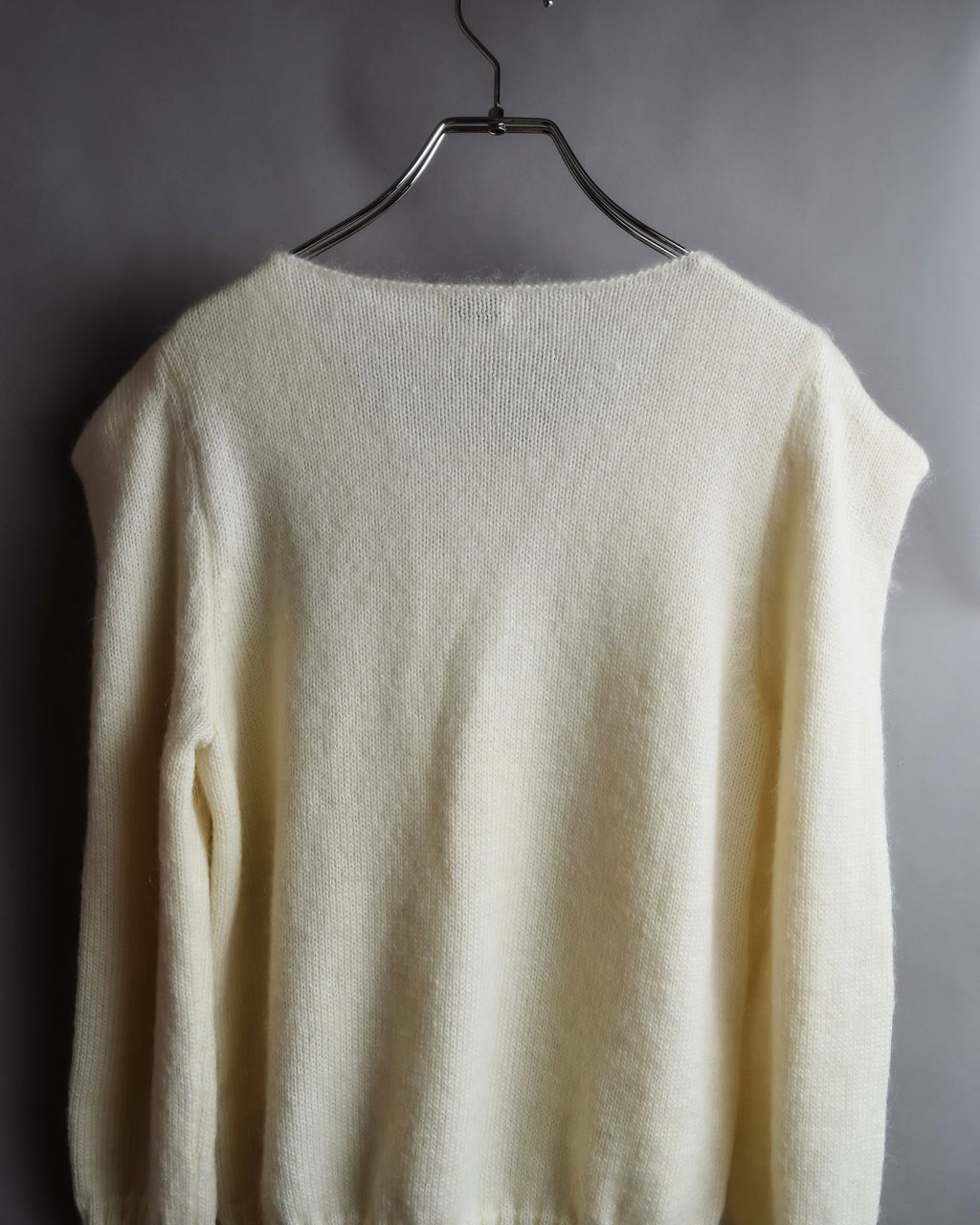 "Saint Laurent" Sequin ribbon design shoulder structure knit