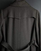 "Christian Dior" 70’s Classically tailored belted trench coat