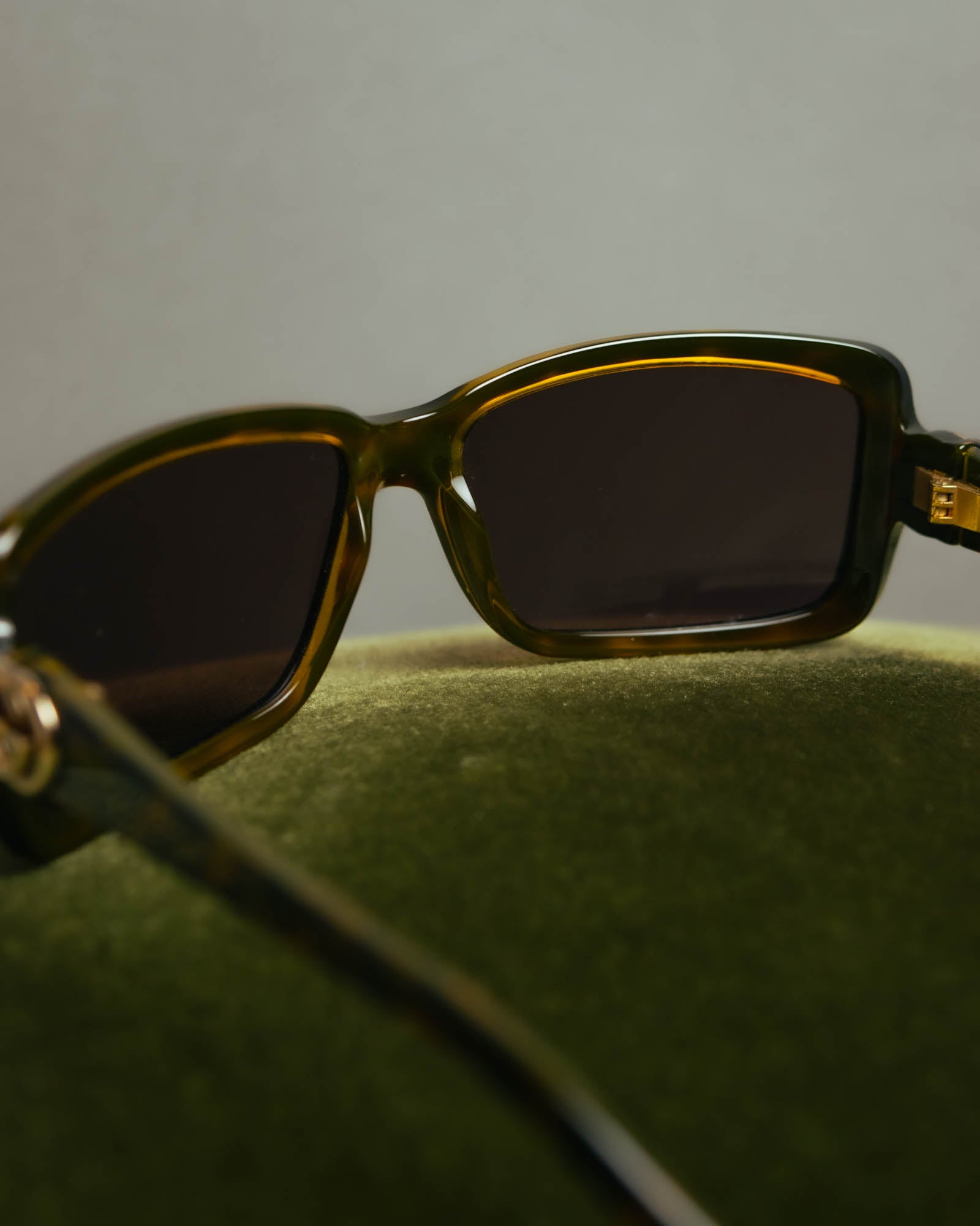 "GUCCI" 00's-10's Tortoiseshell rectangle sunglasses