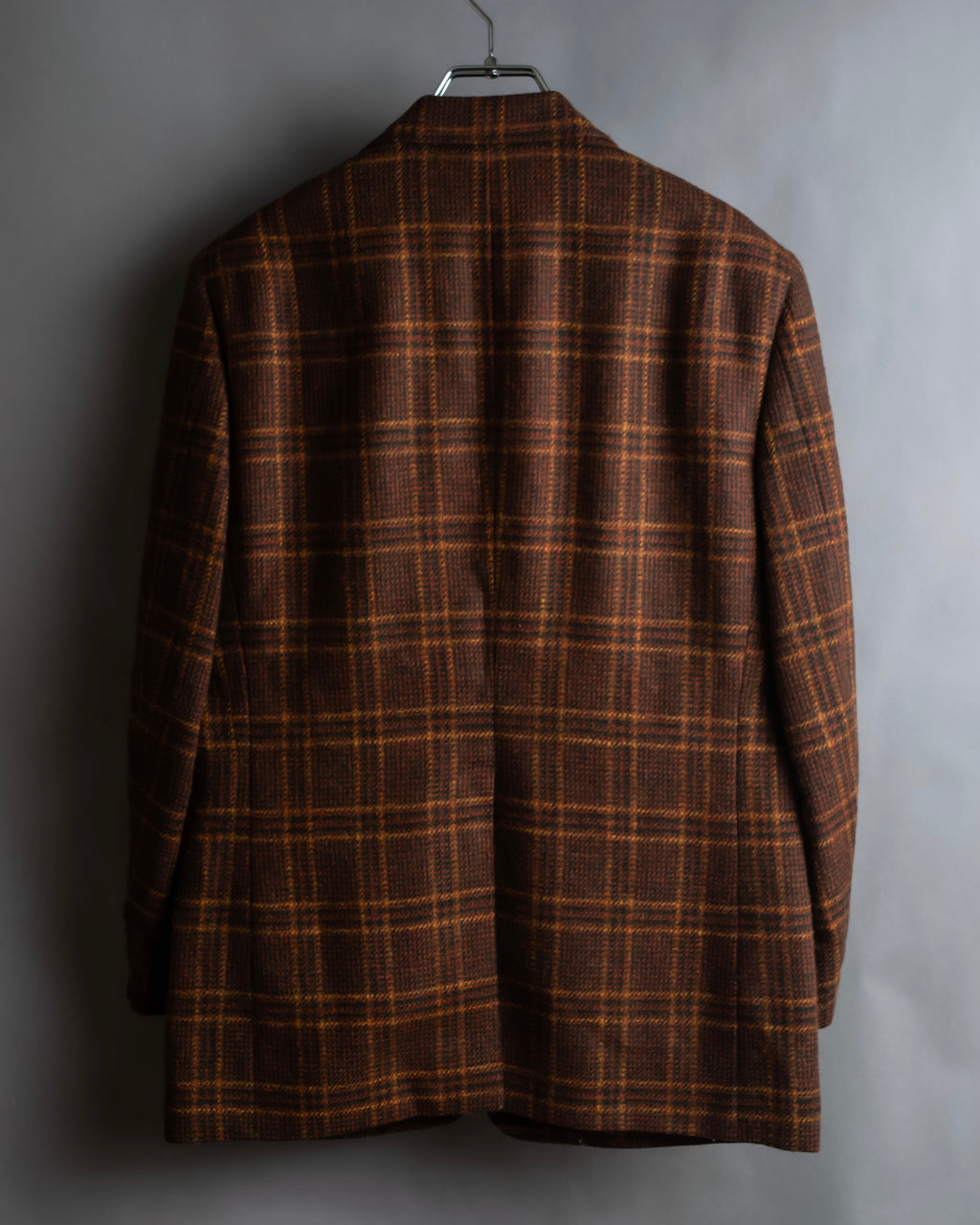 "Burberrys" Warm-colored checked twill tailored jacket