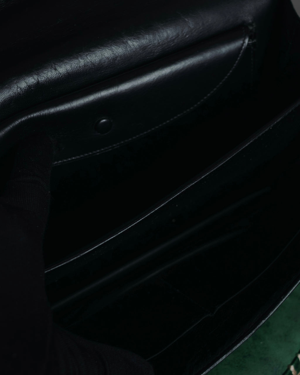 –SPECIAL– "HERMES" 60’s-70’s Box calf piano lock accordion bag