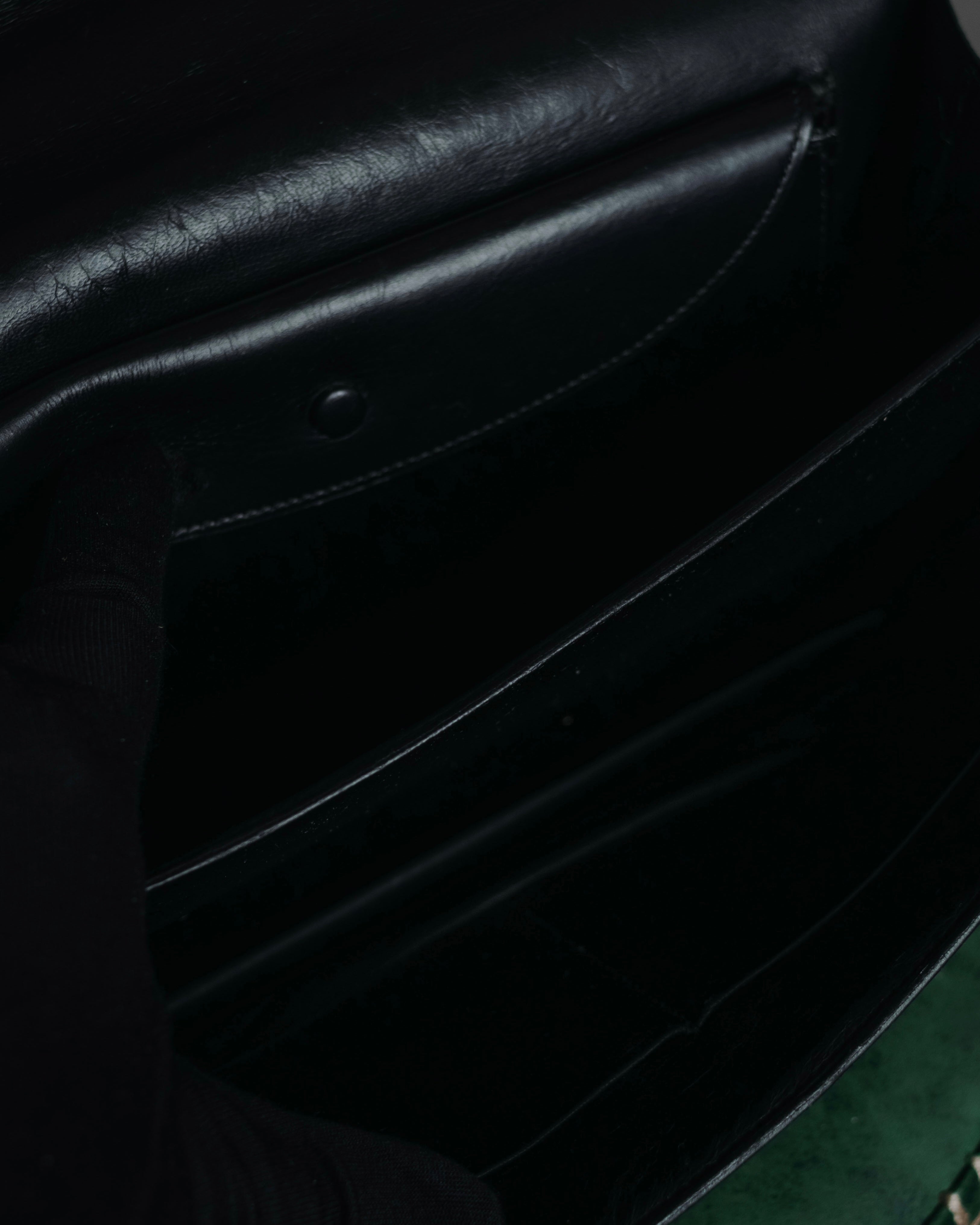 –SPECIAL– "HERMES" 60’s-70’s Box calf piano lock accordion bag