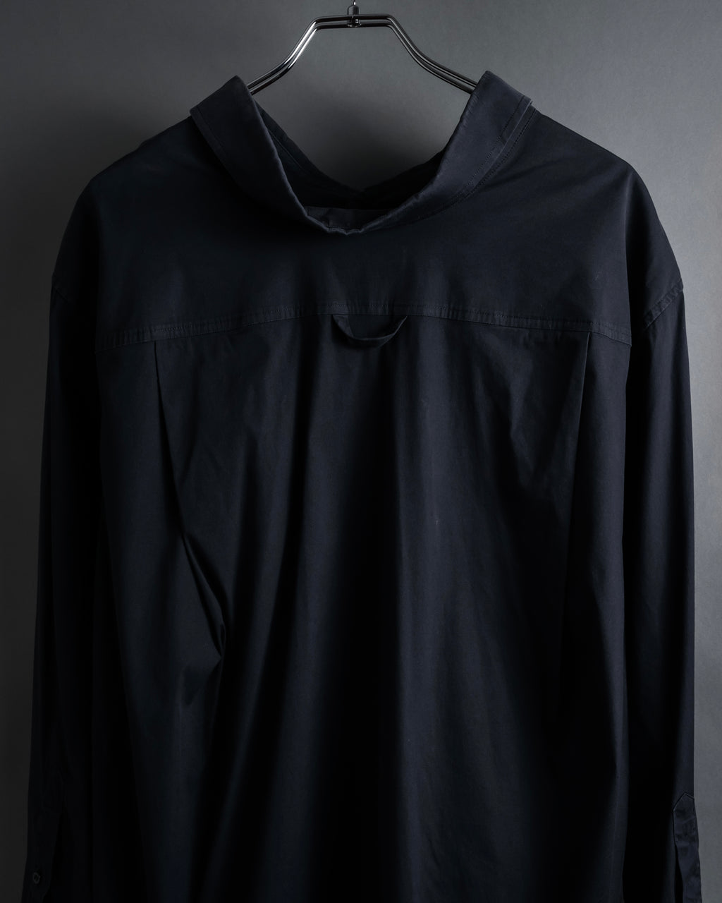 “BALENCIAGA” Button-down collar relaxed shirt