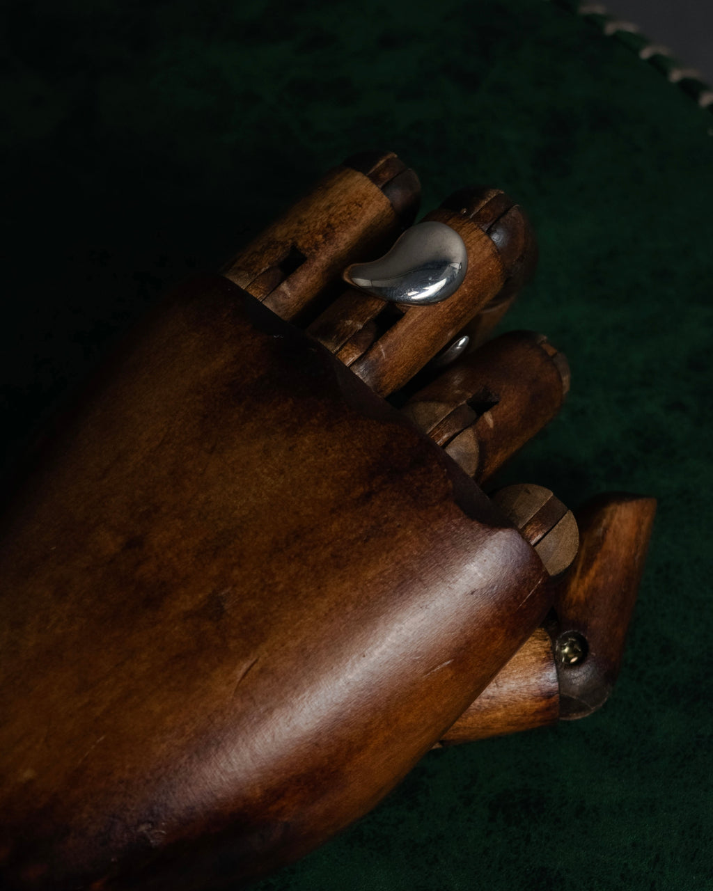 “Georg Jensen” 70’s-90’s Organic spiral silver ring