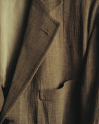 “Christian Dior” 90’s-00’s Fine-check wool three-button tailored jacket