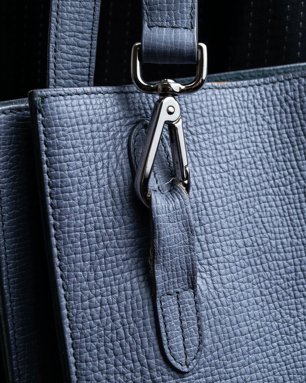 “JIL SANDER” beautiful sky blue leather shoulder bag