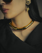 –SPECIAL– "GUCCI" 2025- Sculptural bamboo choker necklace