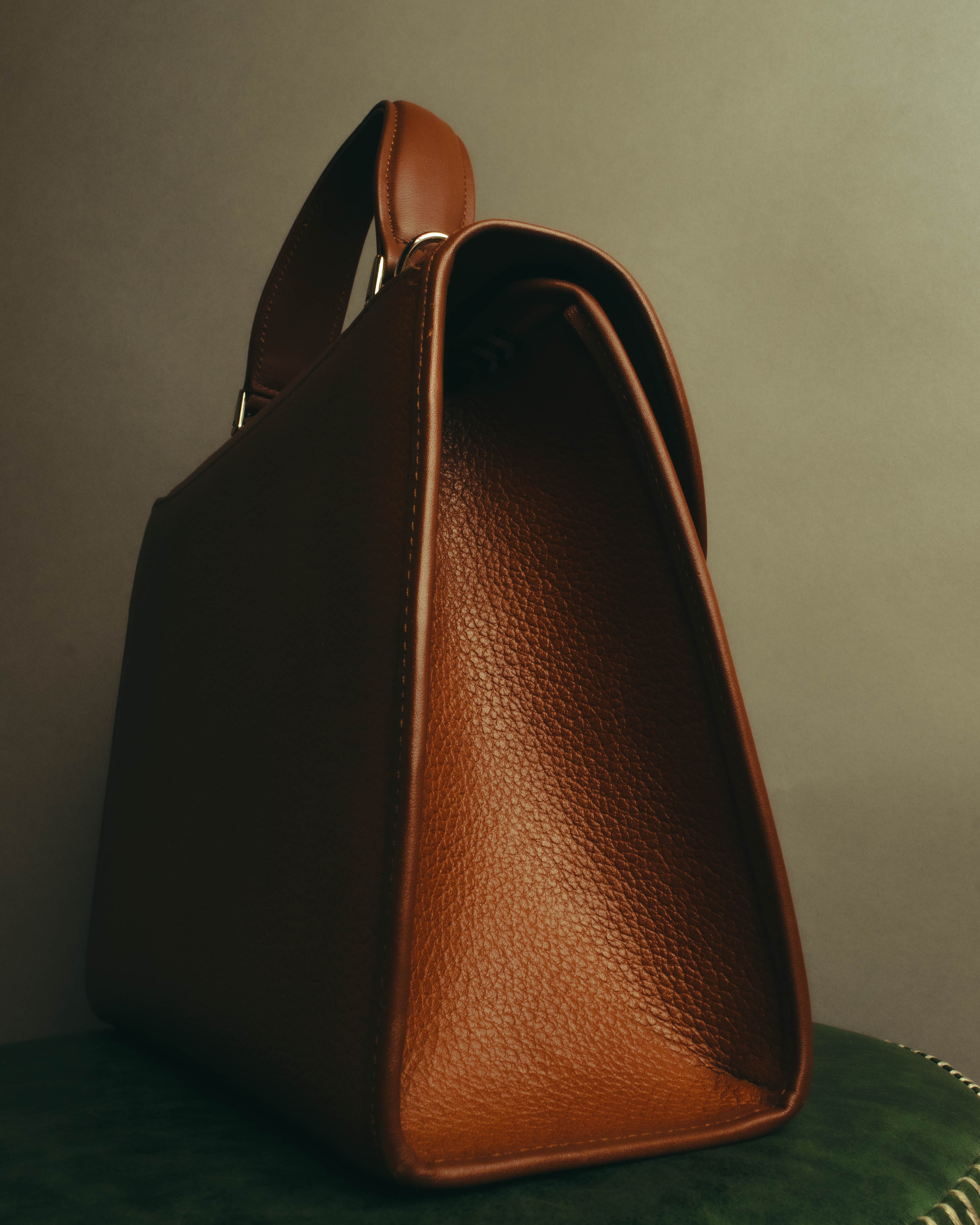 "Burberrys" 80's-90's Structured top handle handbag