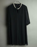 “JUNYA WATANABE” 2008AW Pearl trimmed cupra dress