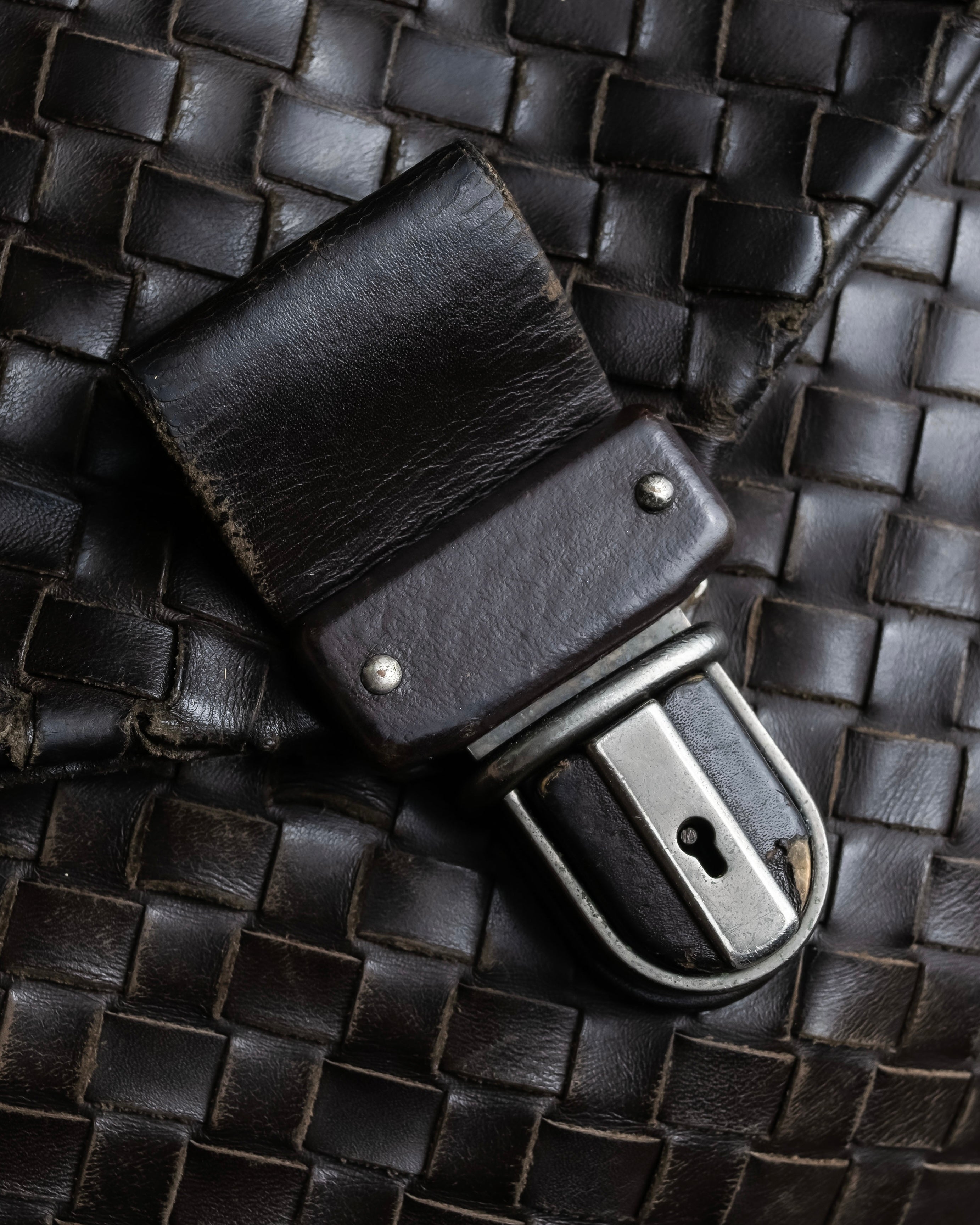 "BOTTEGA VENETA" Intrecciato design briefcase bag