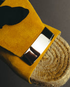 “Sergio Rossi” 2017-2023 suede sr1 espadrille slide sandals
