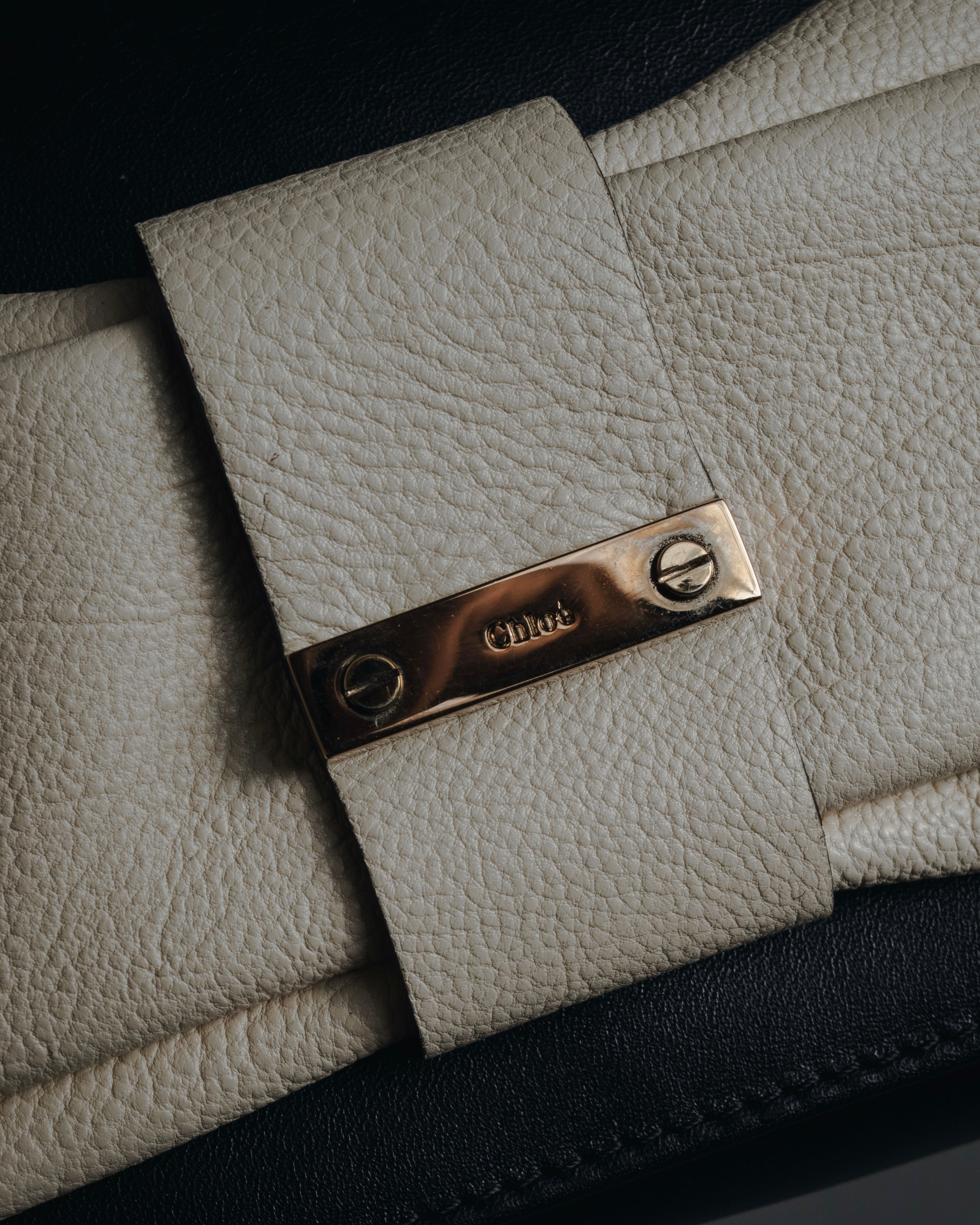 "Chloe" June bow-detail chain shoulder bag