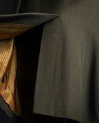 -SPECIAL- "HERMES" 90's Military-inspired zip design tailored jacket