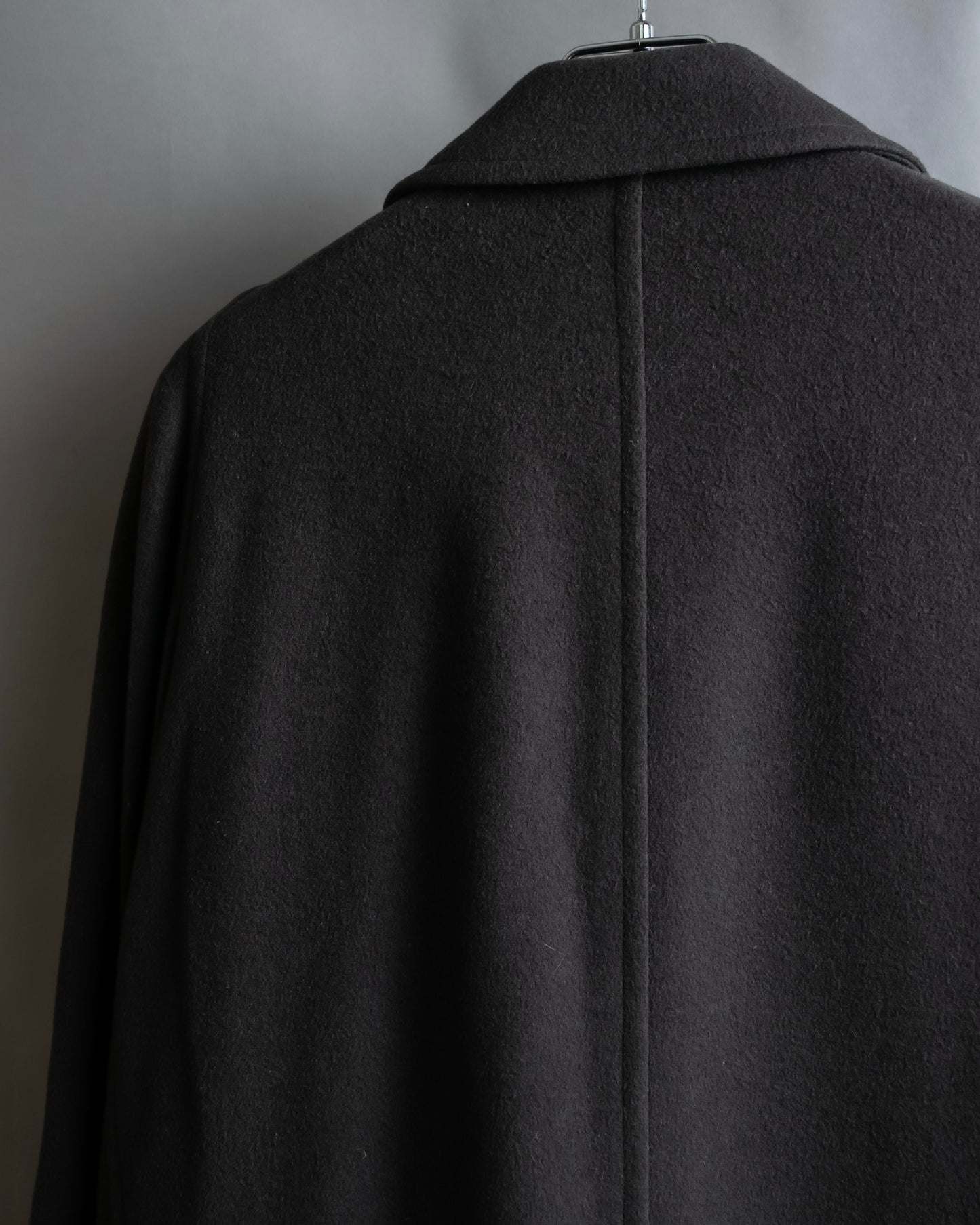 "CHRISTIAN DIOR MONSIEUR" Large lapel cashmere blend oversized mid length coat