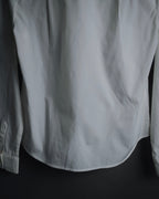 "BURBERRY LONDON" 2010-2014 pintuck tuxedo-front dress shirt