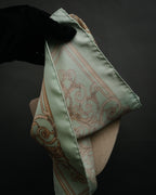 “HERMES” 90’s les tuileries silk twill carré scarf